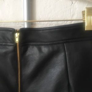 NWT J. Crew leather skirt